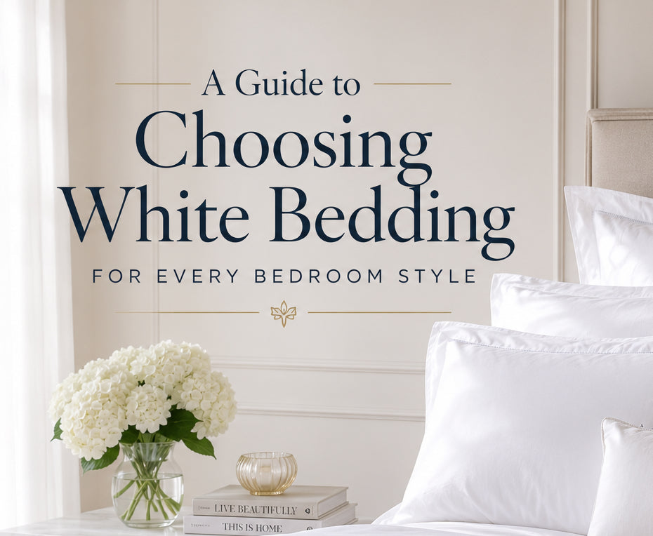 A Guide to Choosing White Bedding for Every Bedroom Style