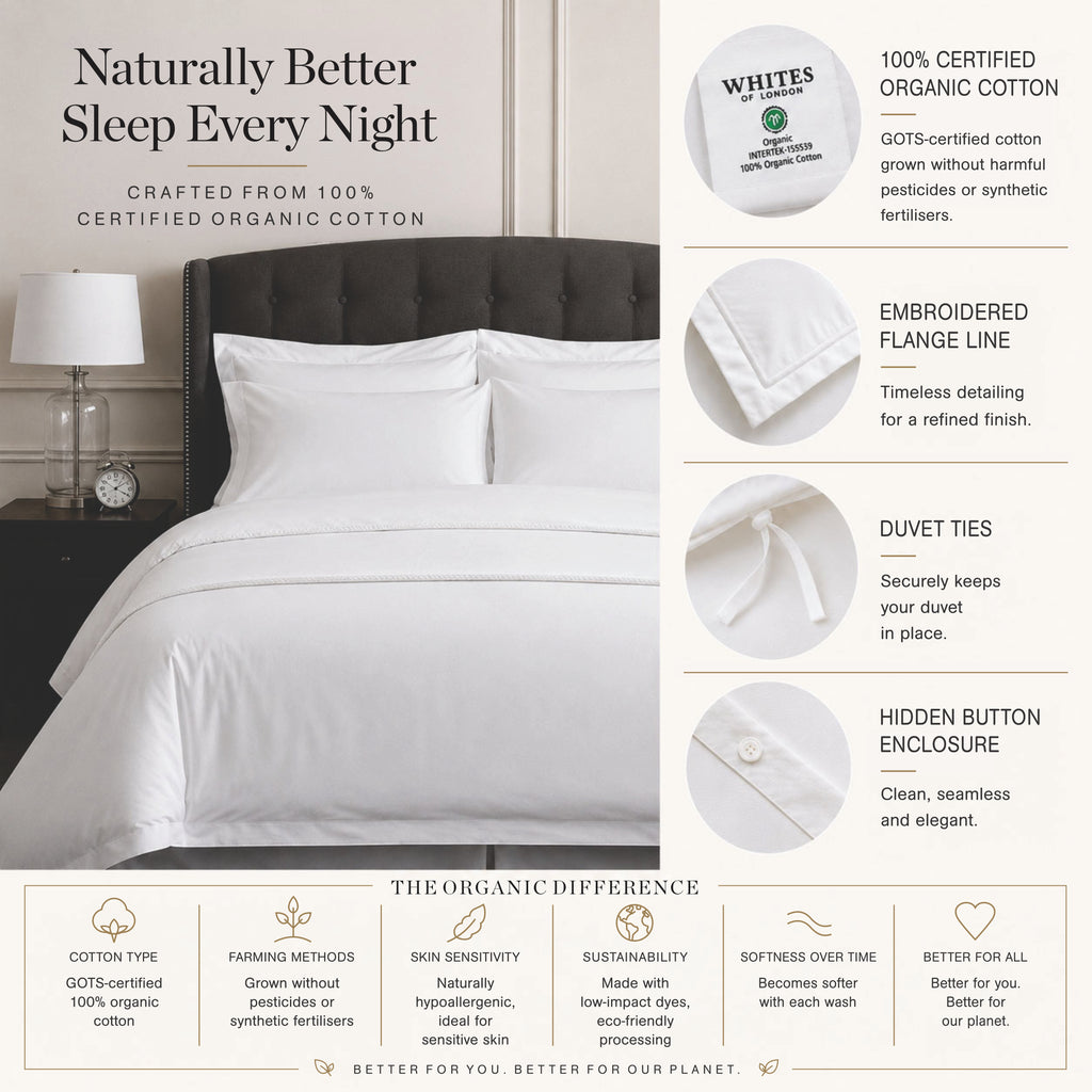 1000 Thread Count Organic Cotton Duvet Cover Collection