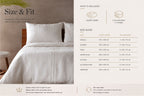 100% French Linen Heirloom Collection Ivory Duvet Collection