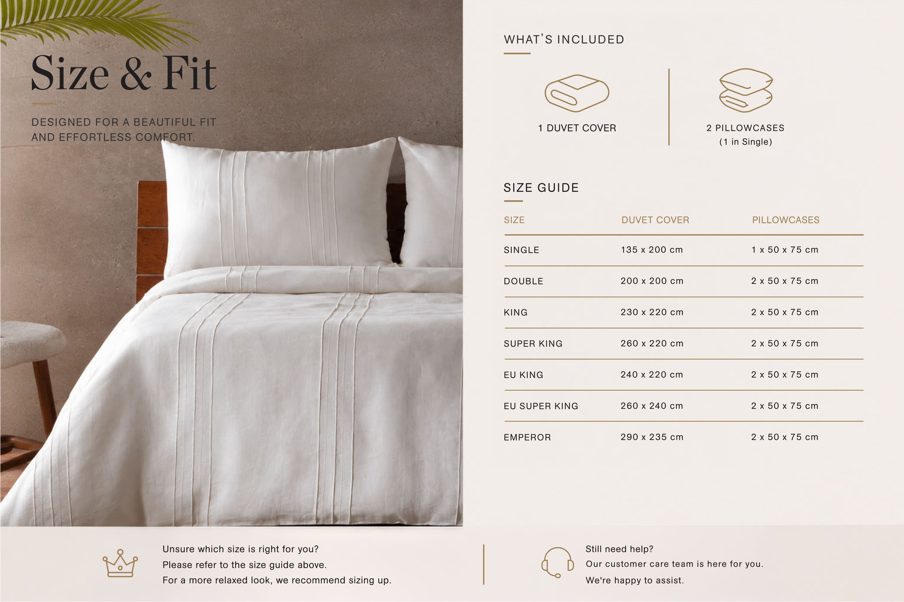 100% French Linen Heirloom Collection Ivory Duvet Collection