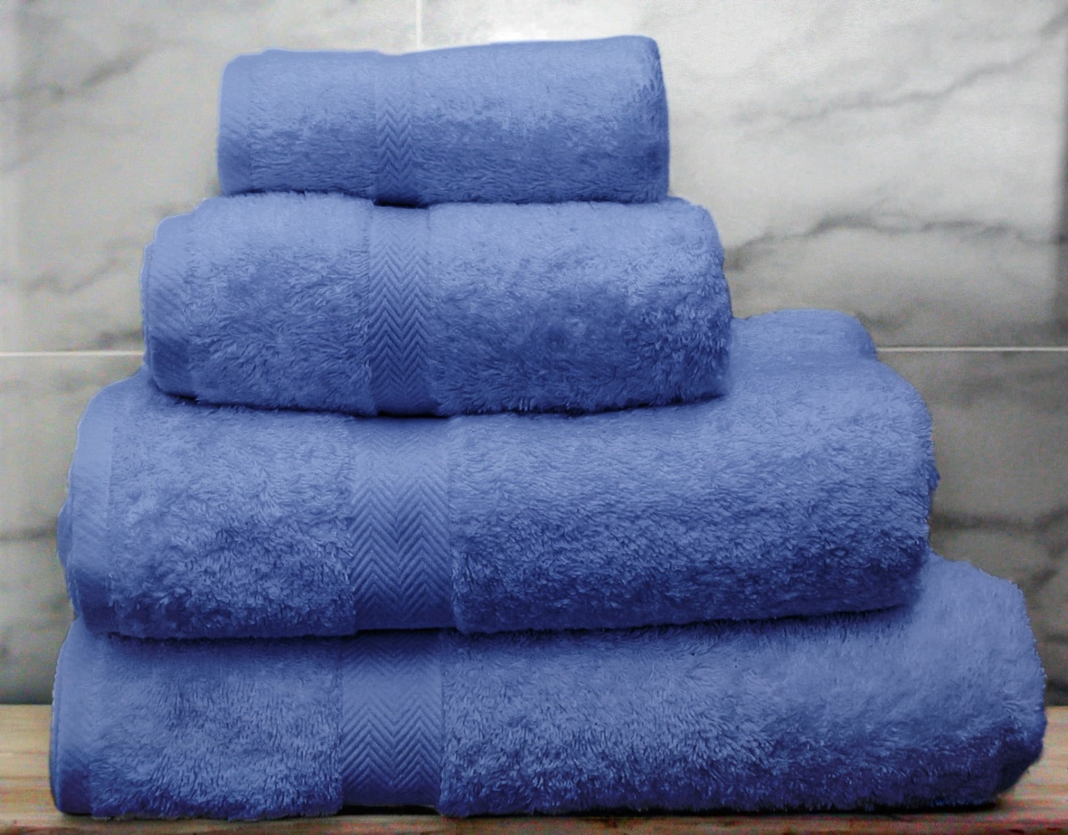 Azure Blue Face Towel 33 x 33 cm