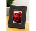Black Faux Leather Photo Frame 5 x 7 inch