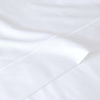 1000 Thread Count Organic Cotton White Flat Sheet