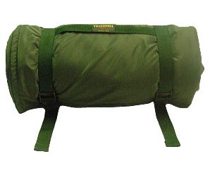 Fleece Rug with Straps. Green 145 x 145 cm
