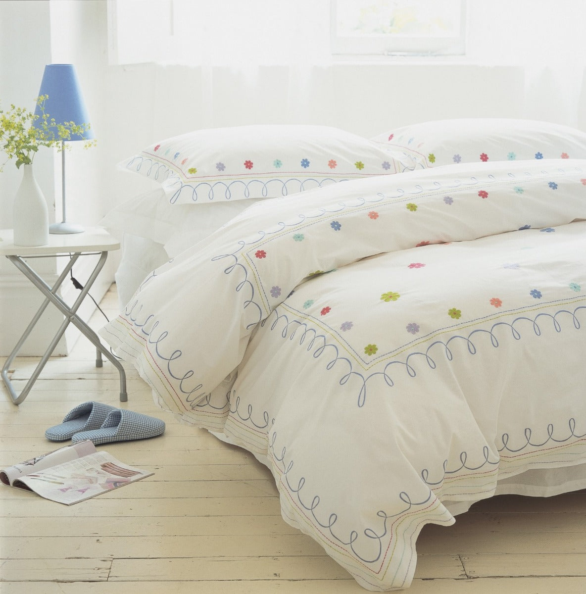 Floral Dance Single Duvet cover 135 x 200 cm