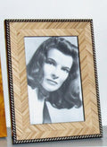 Italian Veneer Fish Tail Marquetry Photo Frame 6 x 4 inch