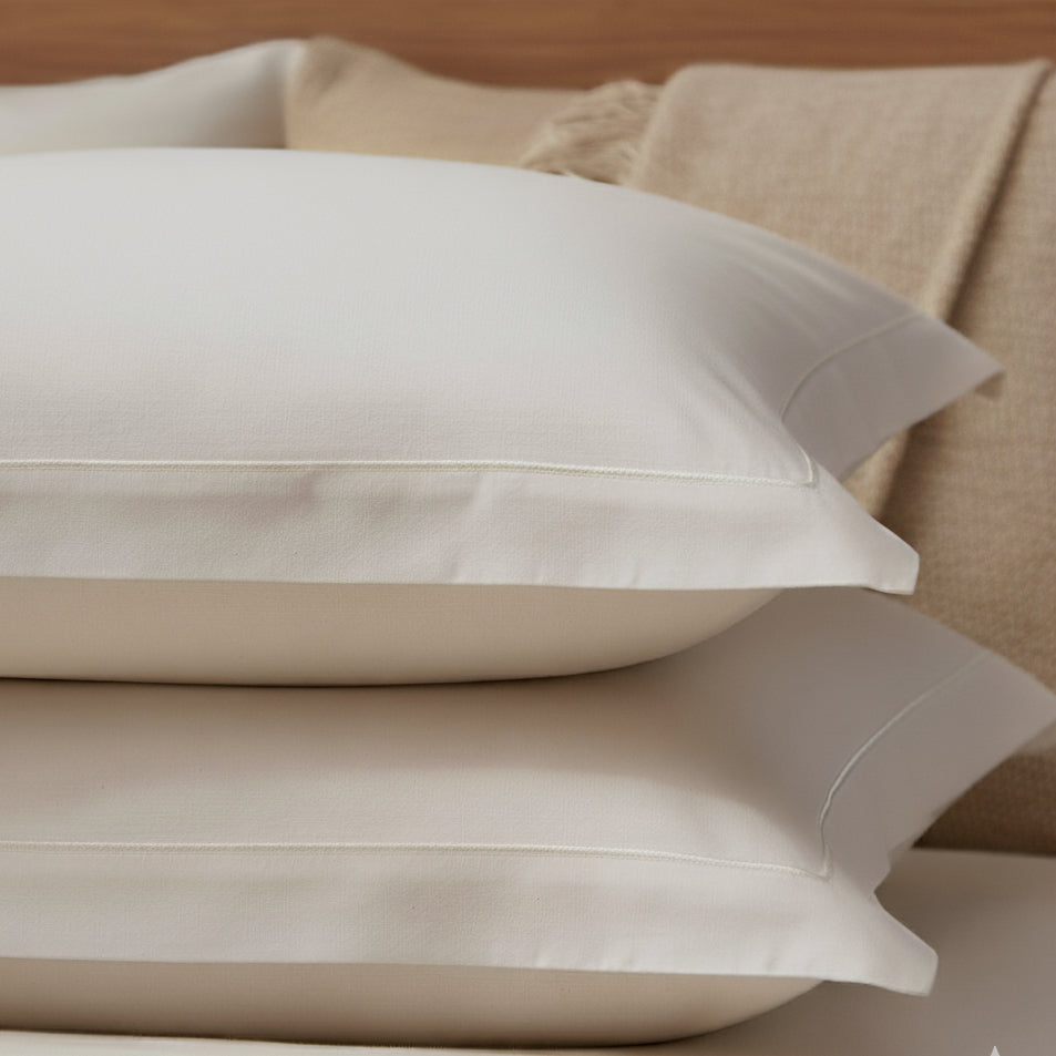 100% French Linen Ivory Duvet Cover Collection