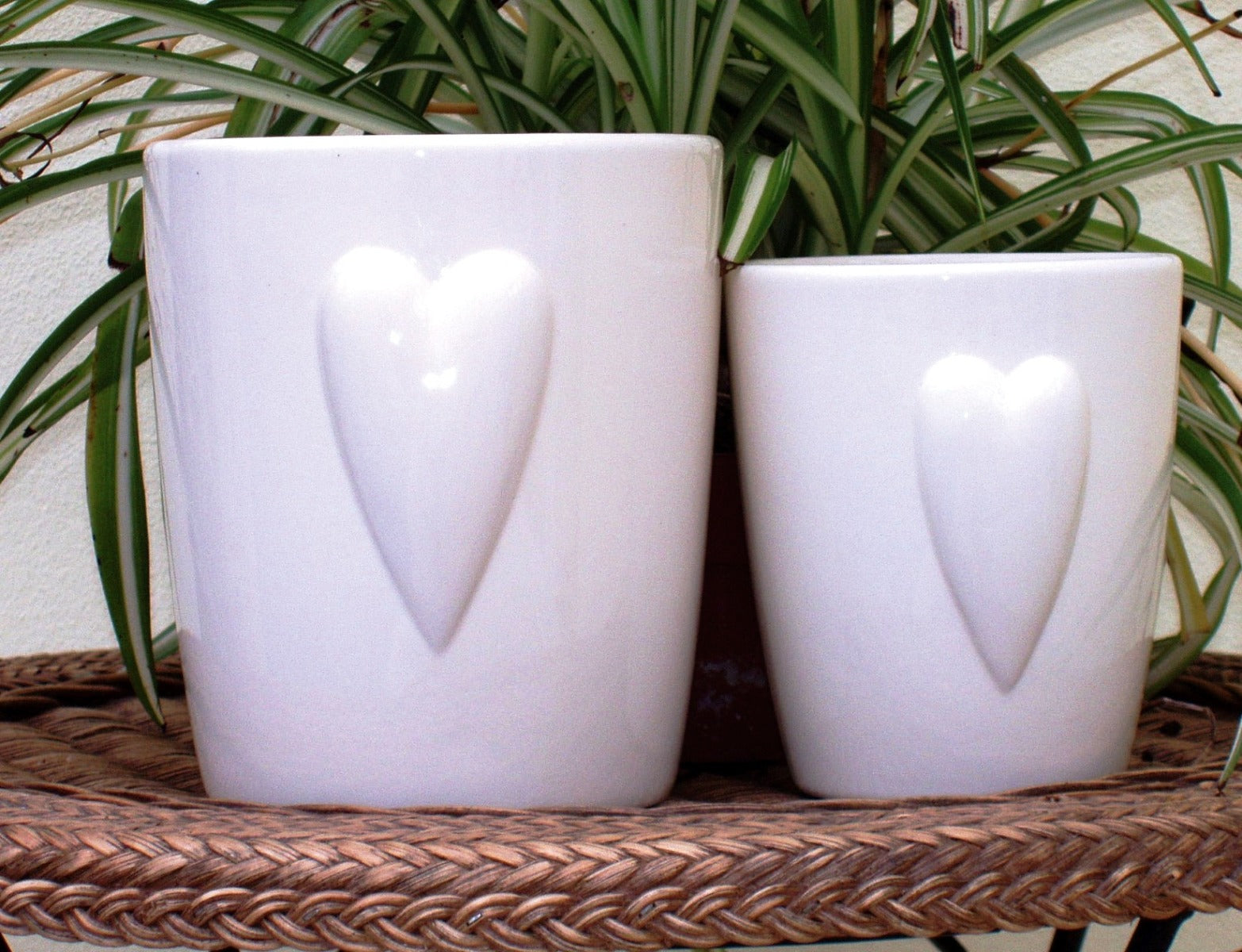 Small Round Ceramic Planter 15 x 12 cm