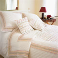Valencia Quilted Small Square Cushion cover 40 x 40 cm